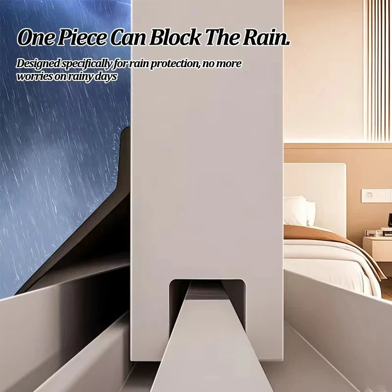 100cm Rubber Window Sealing Strip | Rain Weatherstrip & Draft Guard