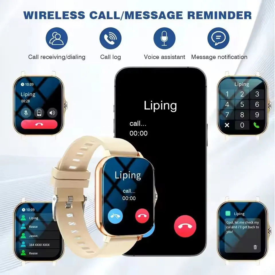 2026 Bluetooth Call Smart Watch Information Push Men Women Health