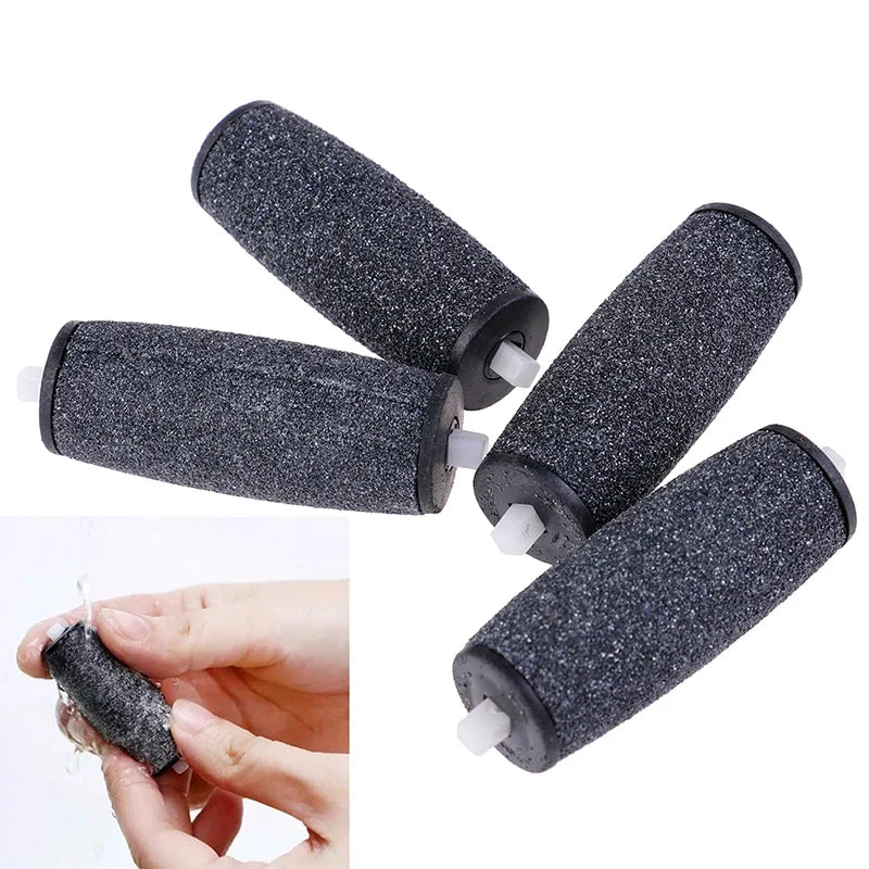 4-Pack Coarse Replacement Roller Heads for Electric Pedicure File