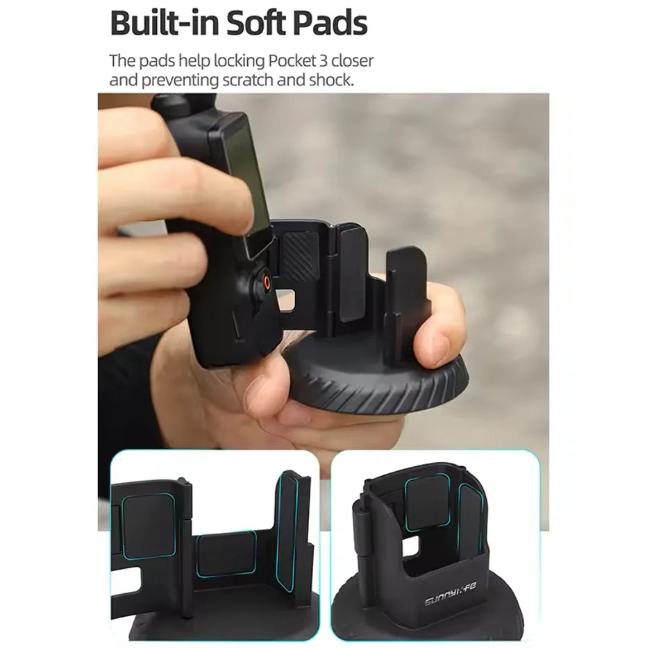 Magnetic Adapter & Desktop Base for DJI Osmo Pocket 3