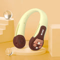 Bladeless Neck Fan Cute Pig & Dinosaur | 3 Speed USB Rechargeable