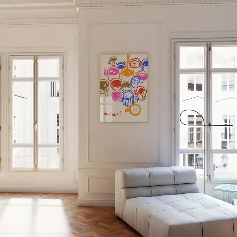 Coffee Canvas Wall Art Poster | Kitchen & Dining Room Decor