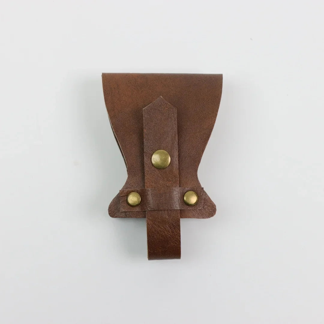 Medieval Viking Dress Up PU Leather Simple Retro Hiking Cup Holder
