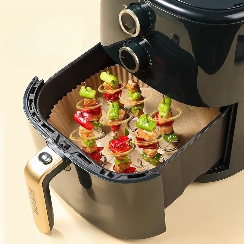 10 Multifunctional 304 Stainless Steel Barbecue Skewers Air Fryer