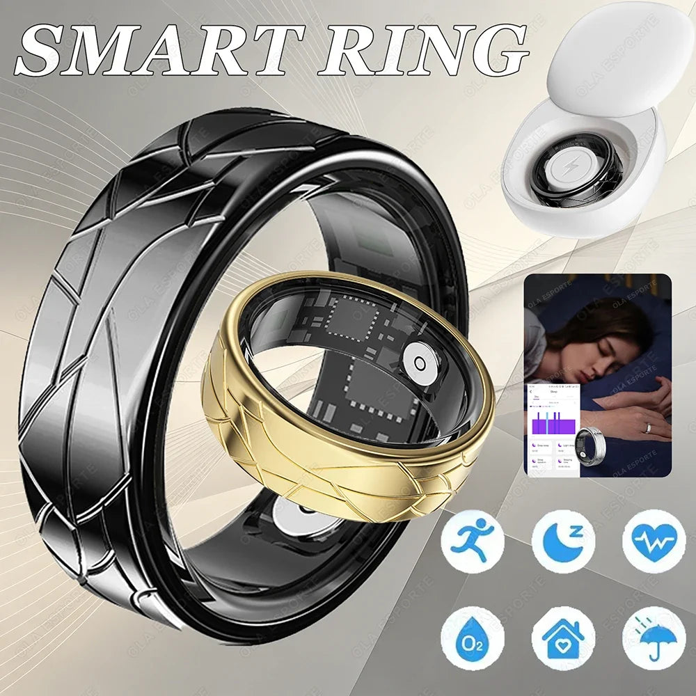 2026 Smart Ring Health Sleep Tracker Heart Rate Blood Oxygen Monitor