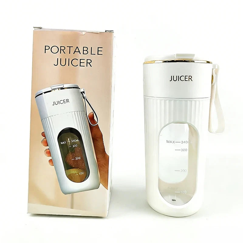 Portable Mini USB Electric Juicer – Stainless Steel Blender