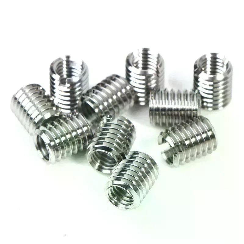 M8 to M6 Stainless Steel Thread Reducer Adapters, 10-Pack