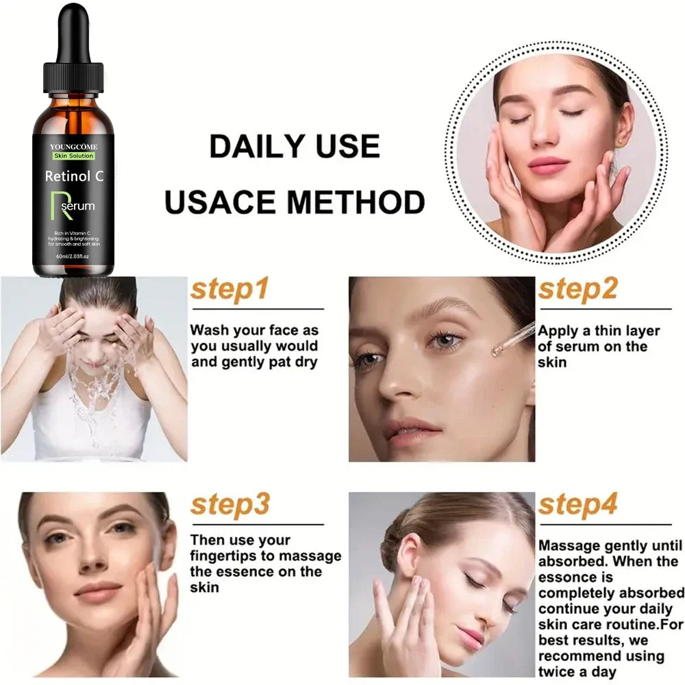 YOUNGCOME Retinol Face Serum – Anti-Aging, Pore & Brightening