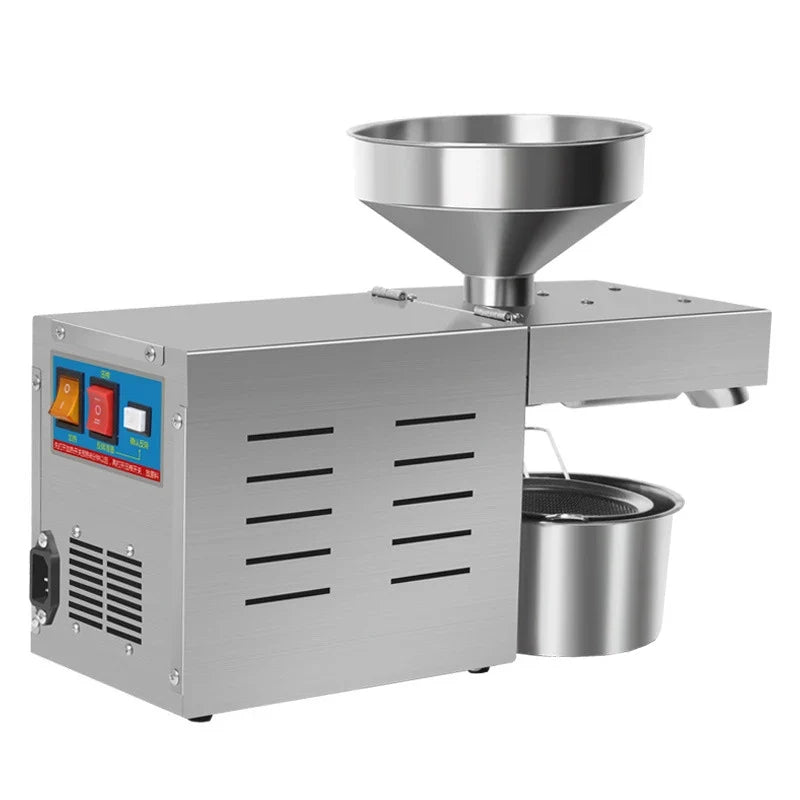 R3 Stainless Steel Oil Press Machine 500–1500W | Peanut & Sesame