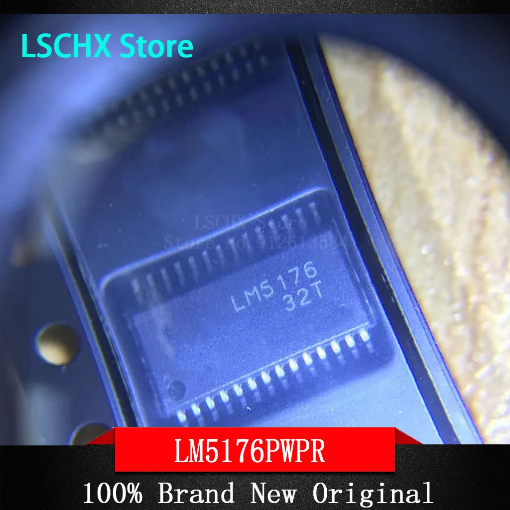 5pcs LM5176 HTSSOP-28 55V 4-Switch Buck/Boost Controller IC