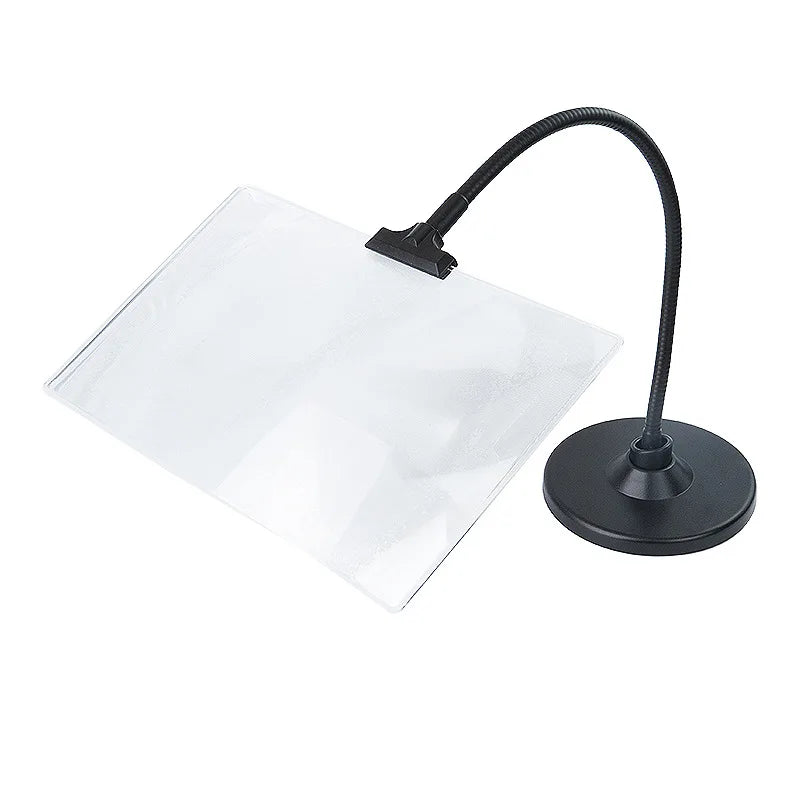 Desktop Magnifying Glass 4X Bracket Extra Large Elderly Presbyopia