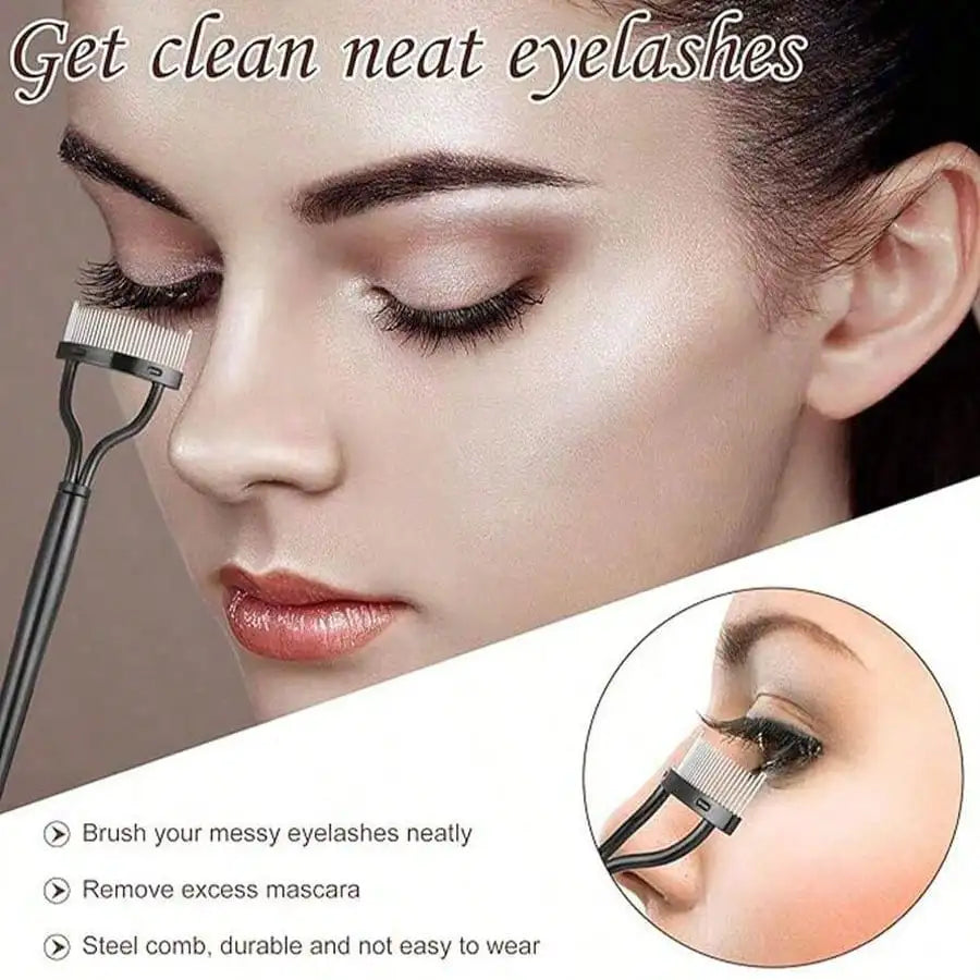 11-in-1 Eyelash Grooming Kit – Curler, Wand & Brow Brush