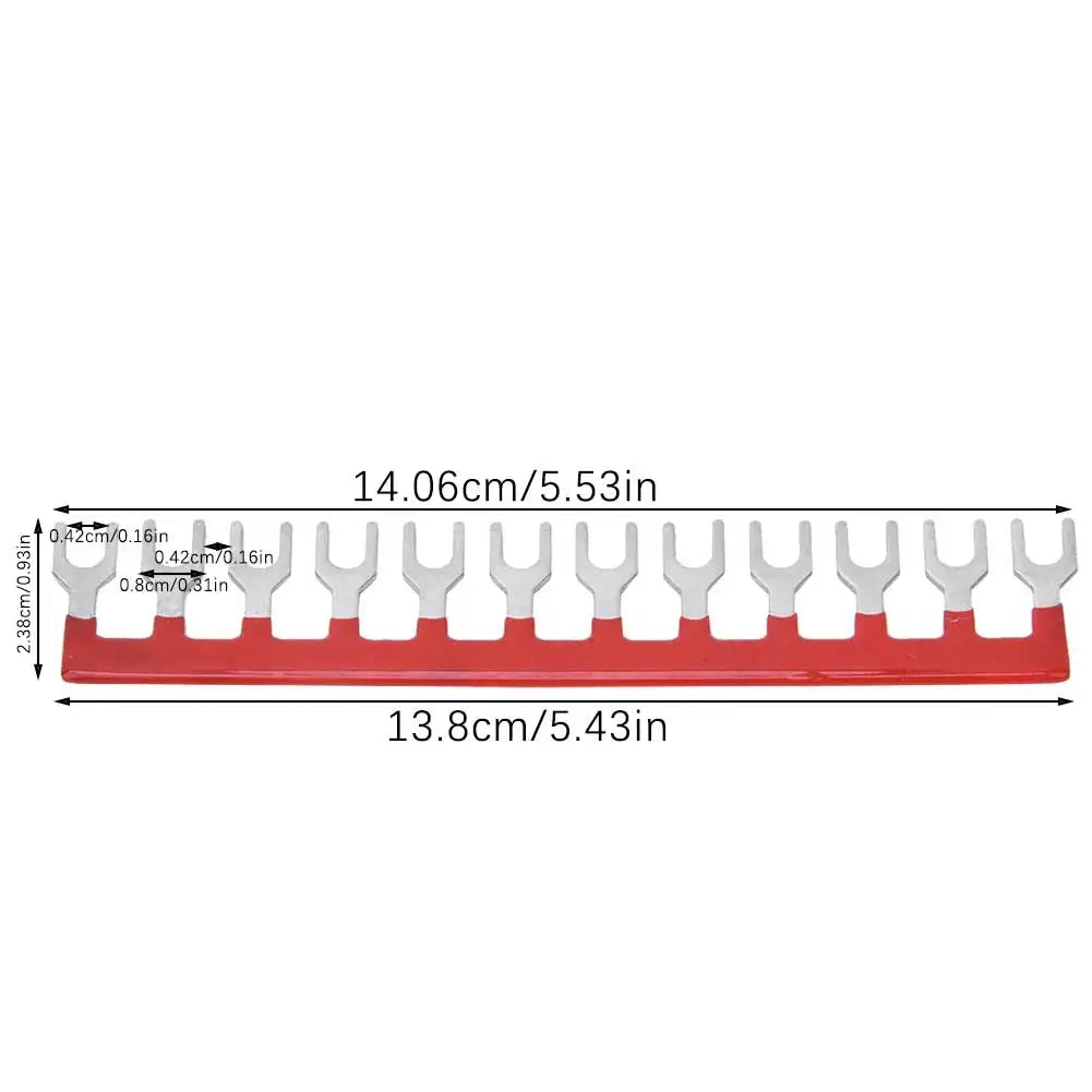 10pcs 12-Position Shorting Jumper Bar Terminal Strip 8.75mm