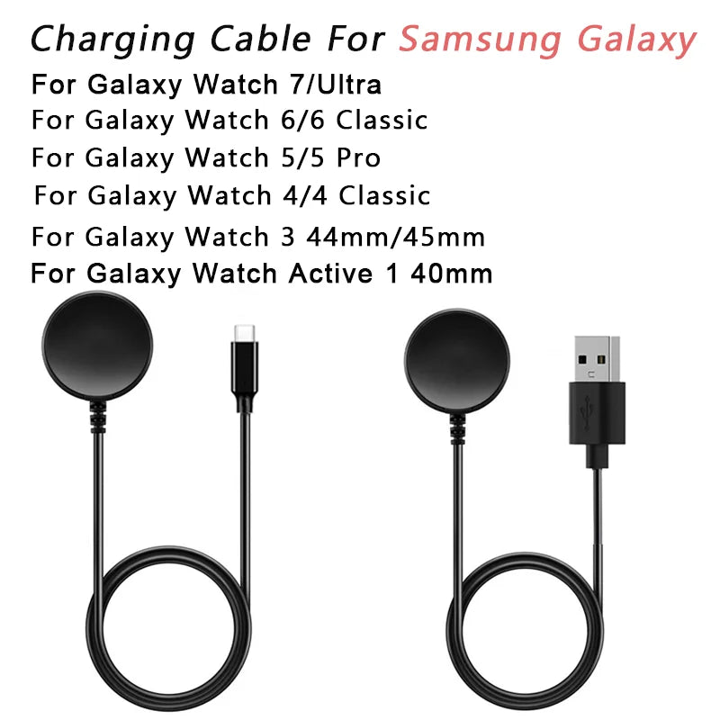 Wireless Charger for Samsung Galaxy Watch 5 Pro/4/3/Active/Gear