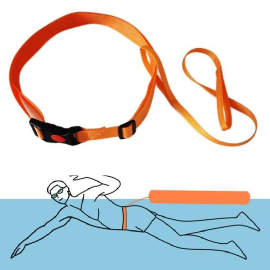 Swim Training Belt & Resistance Tether Cord | Pool Workout