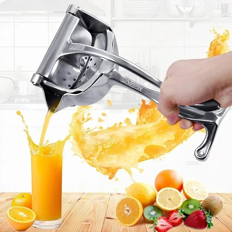 Portable Manual Citrus Juicer – Aluminum Alloy Hand Press Squeezer