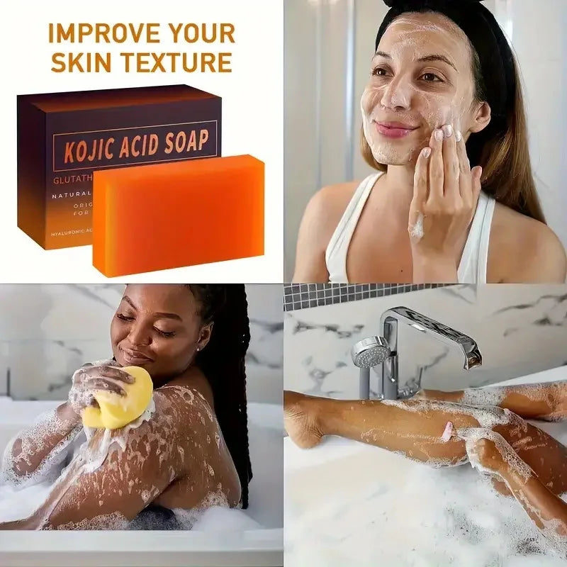 Kojic Acid Soap Ginger Handmade Glutathione Essential Oil Turmeric