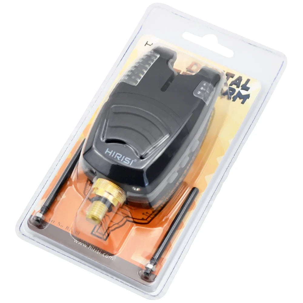 HIRISI Waterproof Carp Fishing Bite Alarm Built-in Snag Bar Rolling