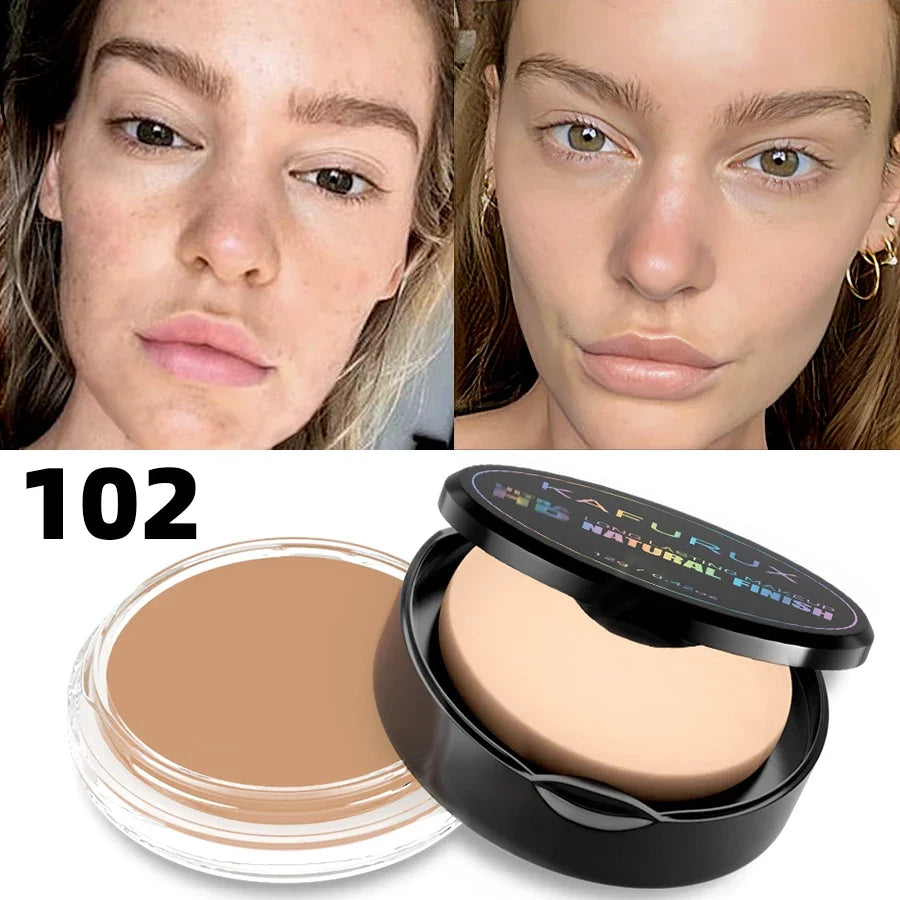 KAFURUX High Coverage Foundation Concealer Cream – 9 Shades