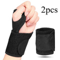 2-Pack Elastic Wrist Sleeves – Breathable Gym & Sport Wrap