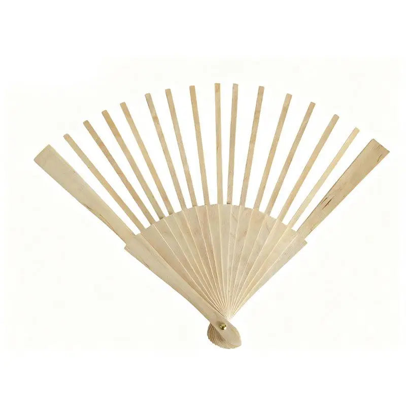 DIY Bamboo Folding Fan Kit – Unfinished Japanese Style Craft
