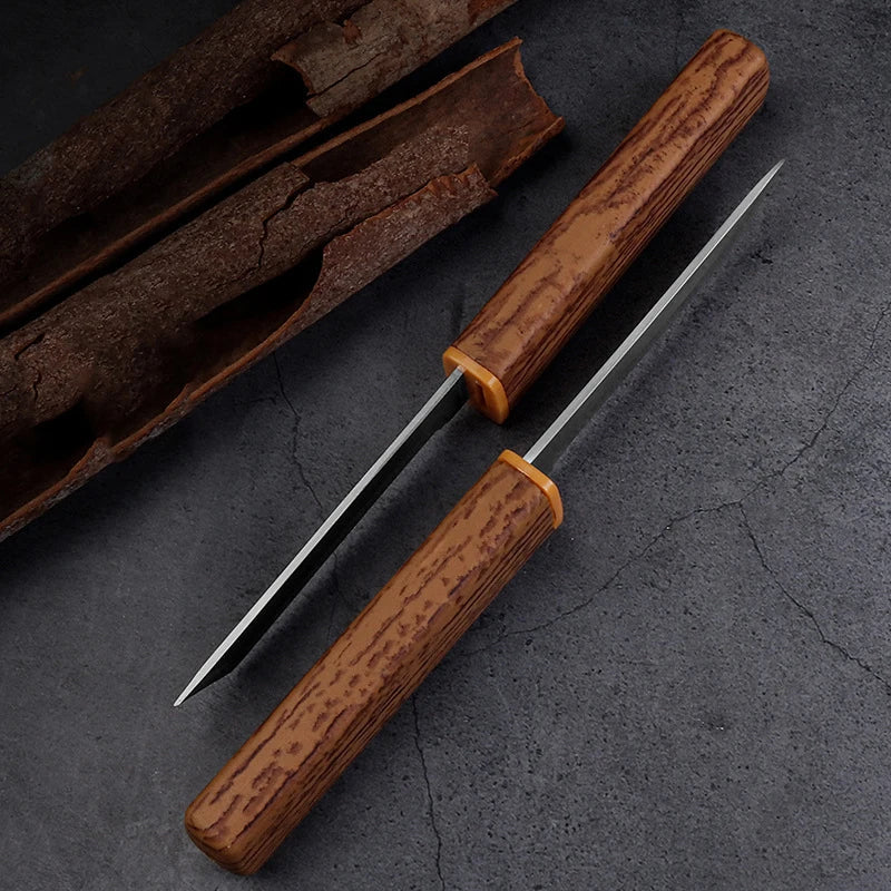 Dragon Phoenix Double Knife Stainless Steel Mandarin Duck Portable