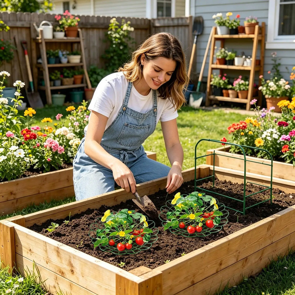 Strawberry Plant Support Stand – Potted Growing Frame