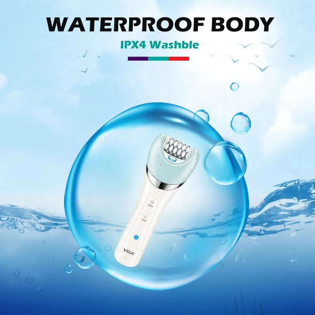 VGR V-703 5-in-1 IPX4 Women's Electric Hair Removal Beauty Set