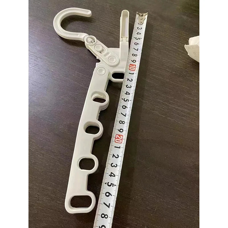 Portable Foldable Travel Hanger 5-Hook Clothes Drying Rack Hotel