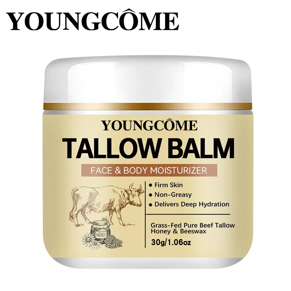 YOUNGCOME Beef Tallow Night Cream – Deep Hydration & Glow