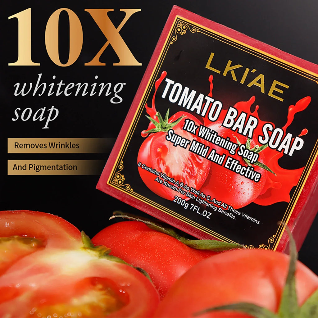 AILKE Tomato Brightening Exfoliating Soap Bar 200g