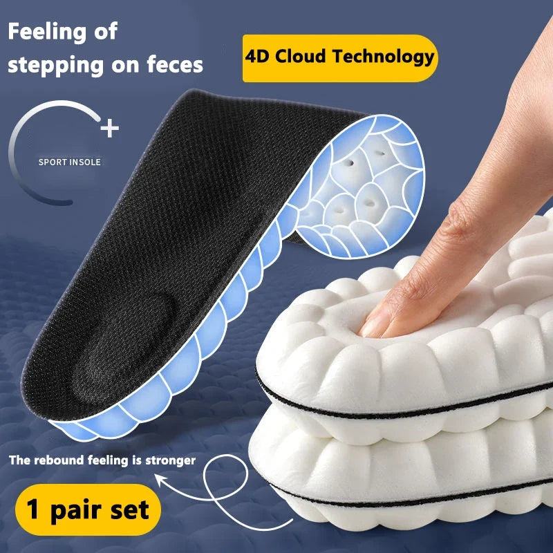 EVA Sport Shoe Insoles – Arch Support, Breathable, Men & Women
