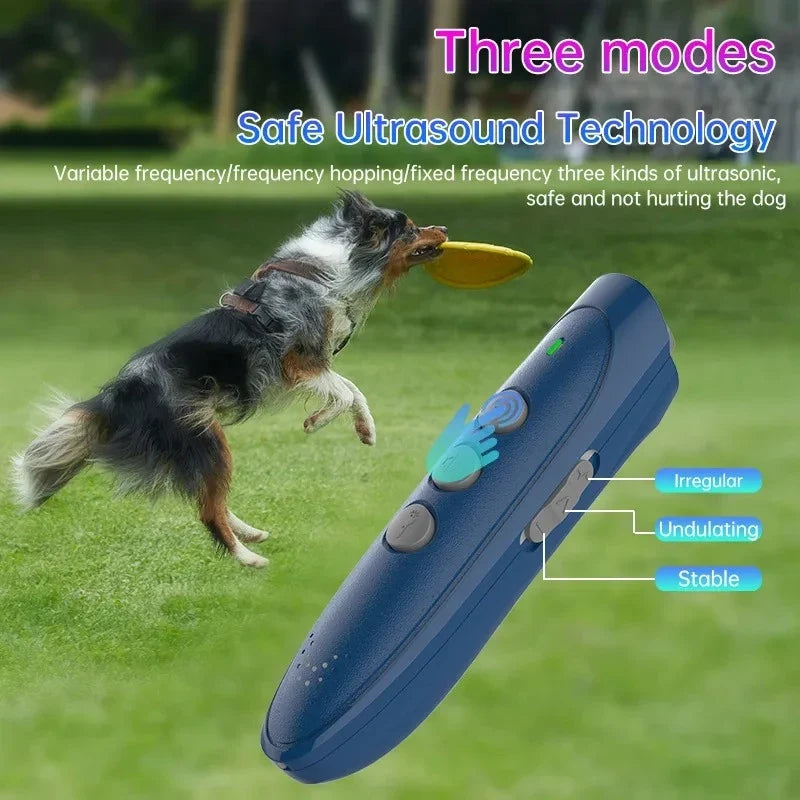 Ultrasonic Dog Bark Control Training Device with LED Indicator