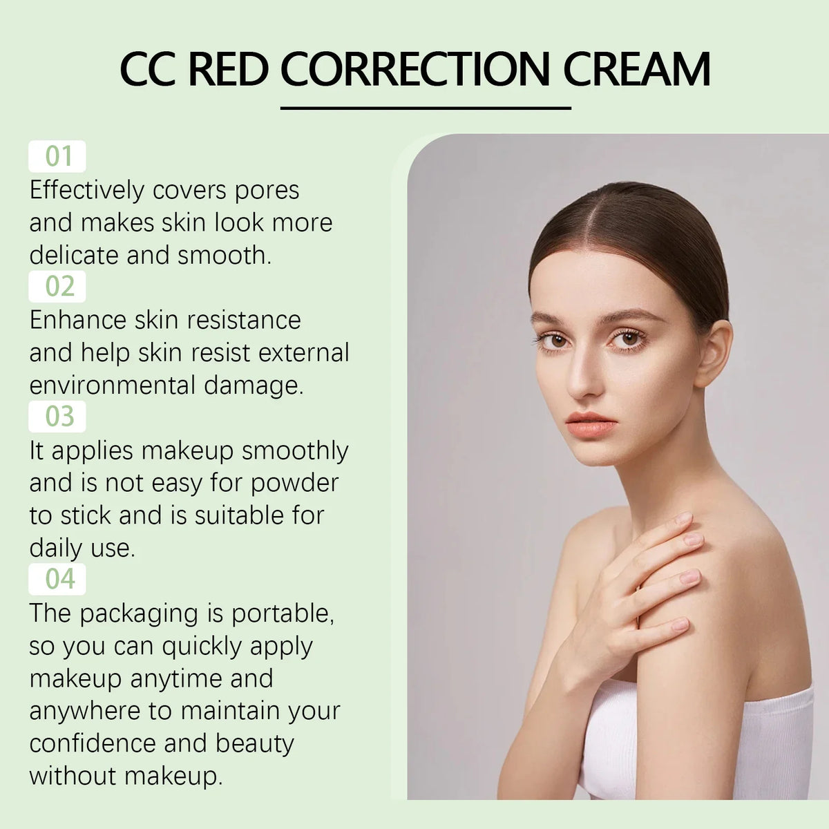 Eelhope Centella Asiatica CC Cream – Redness Repair & SPF