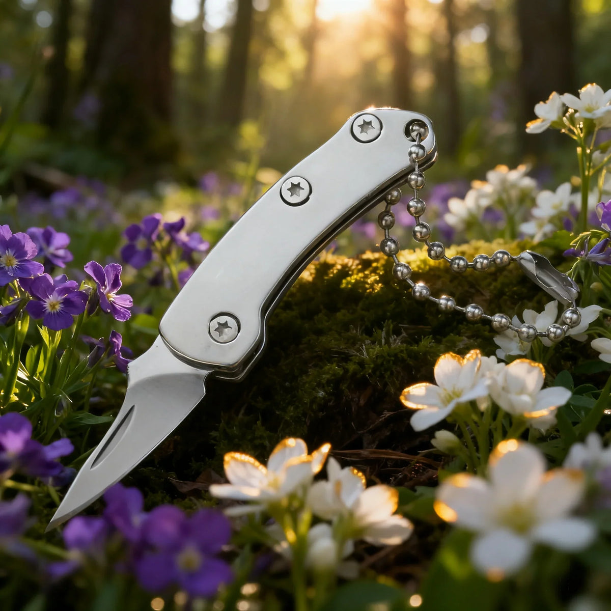 Mini Folding Pocket Knife – Keychain Utility & Unboxing Tool