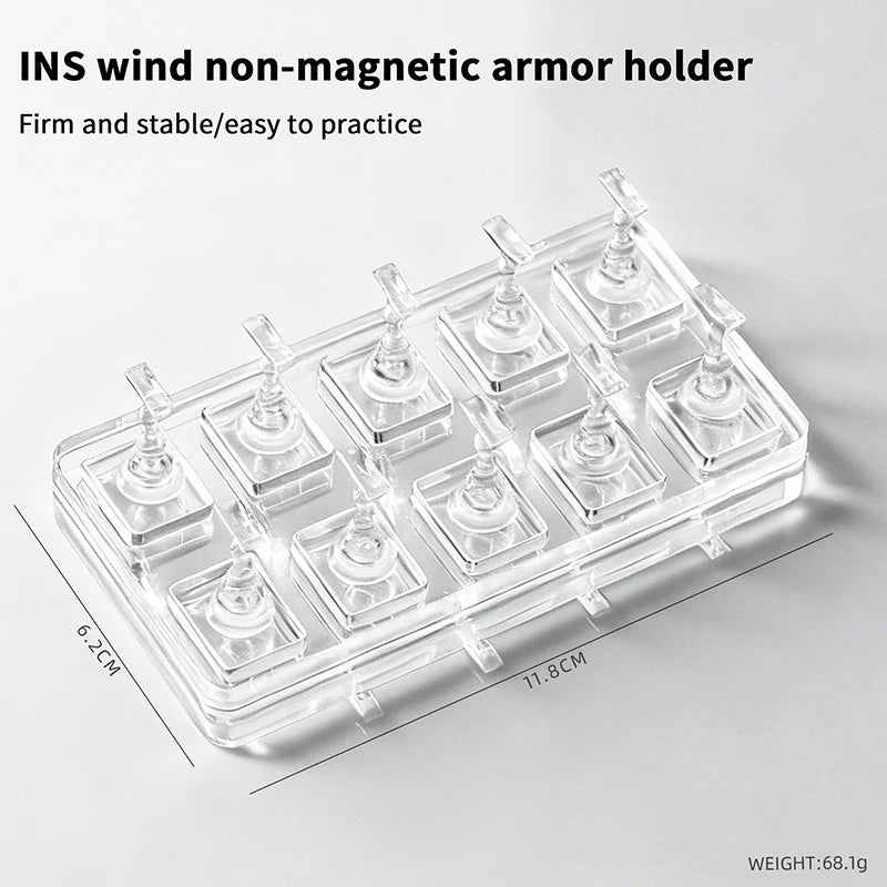 Non-Magnetic Nail Tips Display Stand – 1, 5 or 10 Grids