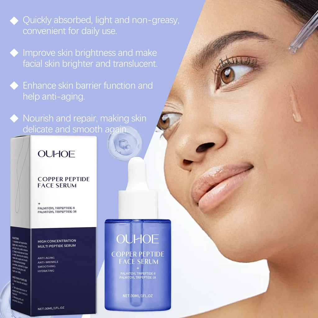 Copper Peptide Facial Serum – Firming, Brightening & Hydrating
