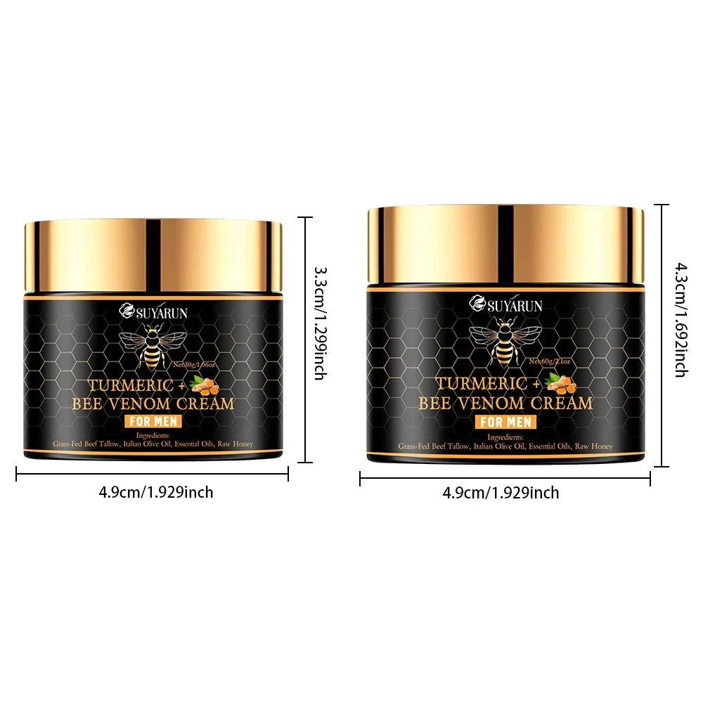 SUYARUN Bee Venom Anti-Aging Face Cream for Men | Moisturizing