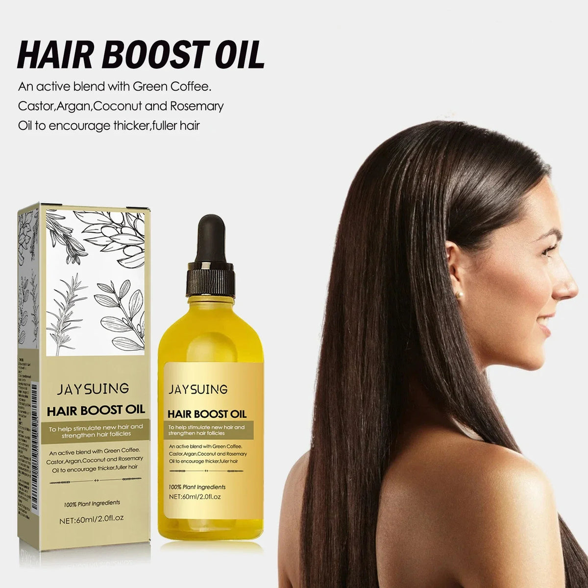 Rosemary Hair Growth Oil – Thicken, Strengthen & Repair 60ml