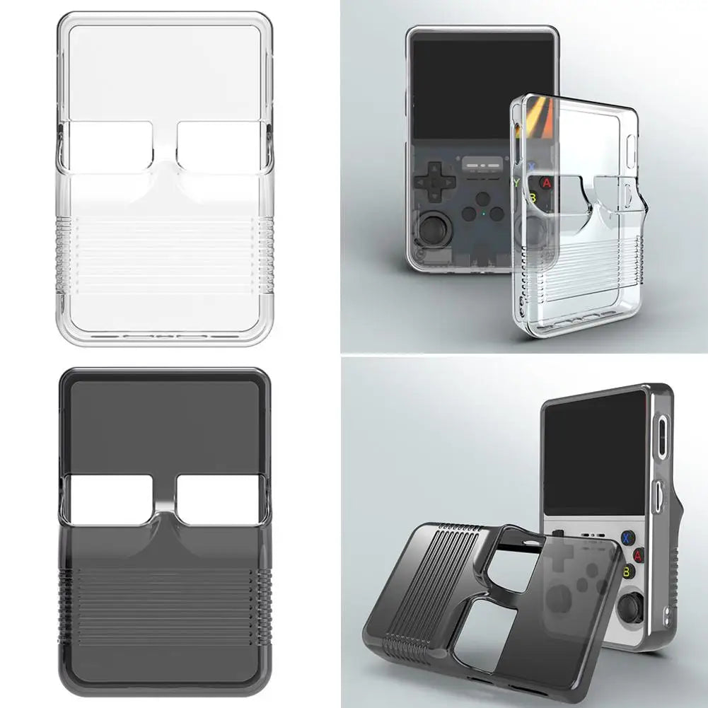 Transparent TPU Case for R36S Handheld Game Console