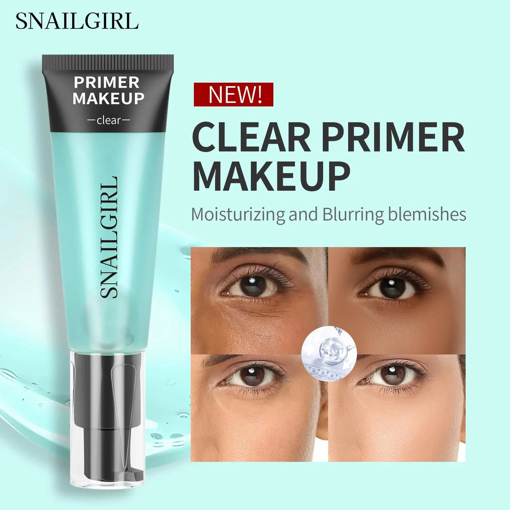 SNAILGIRL 24ml Hydrating Gel Face Primer – Pore-Minimizing