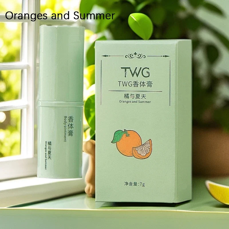 Portable Solid Fragrance Body Cream – Long-Lasting Natural Scent