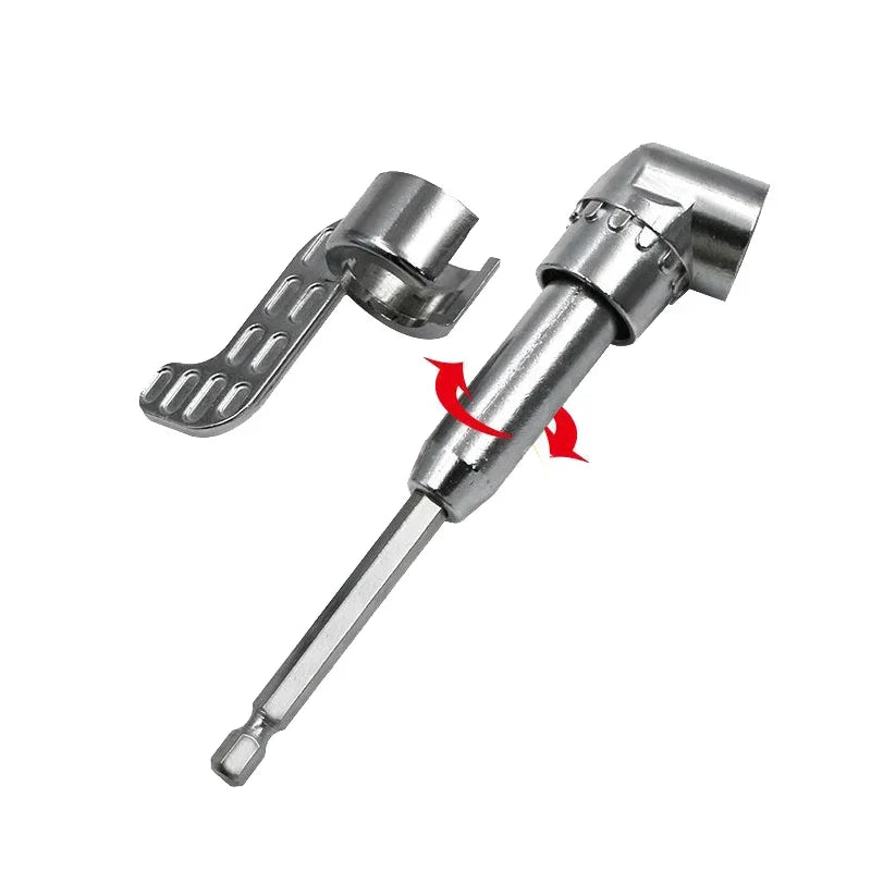 105 Degree Right Angle Drill Adapter Flexible Shaft Extension Bit