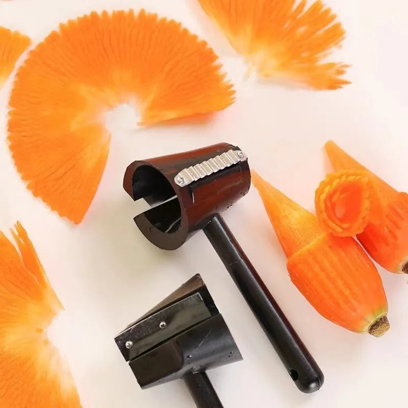 Vegetable Fruit Cutter Household Spiral Funnel Flower Shredder Peeler