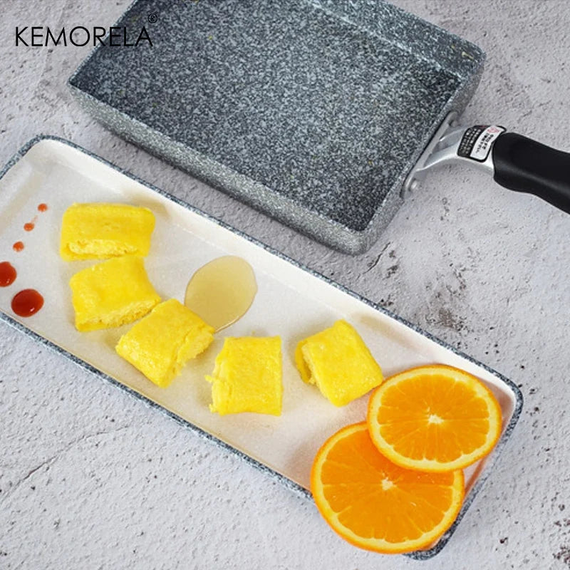 KEMORELA Tamagoyaki Non-Stick Stone Pan – Gas & Induction