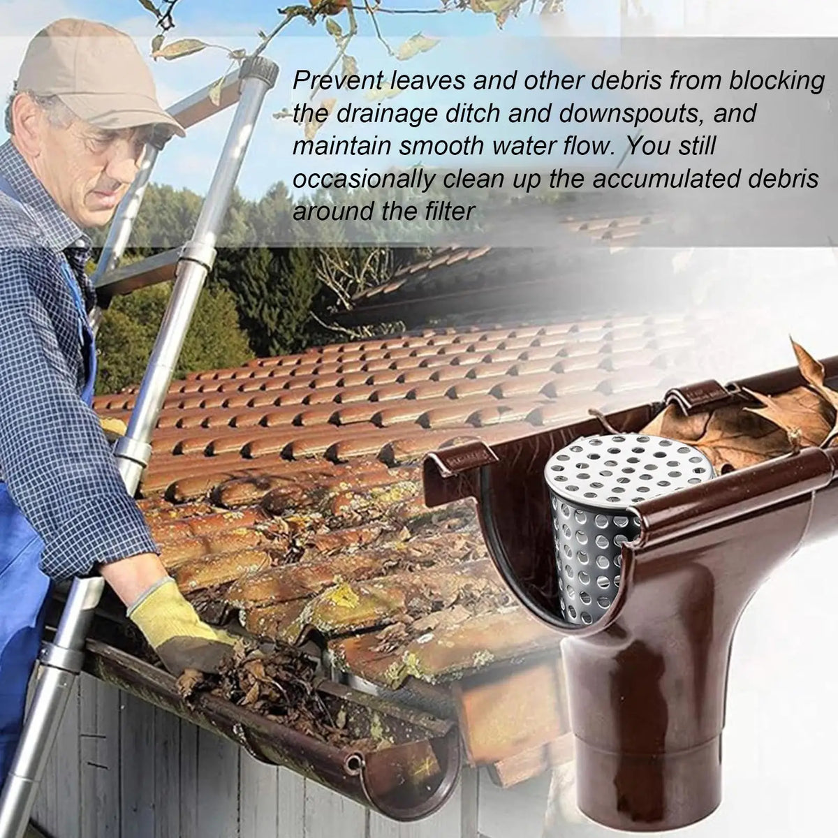 Stainless Steel Guards Gutters 304 Filter Strainer Gutter Downsport