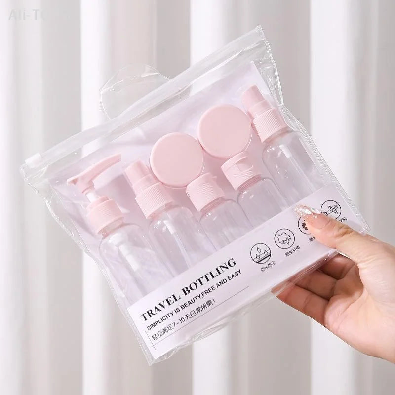 Travel Refillable Bottle Set | 8-Piece Portable Toiletry Kit