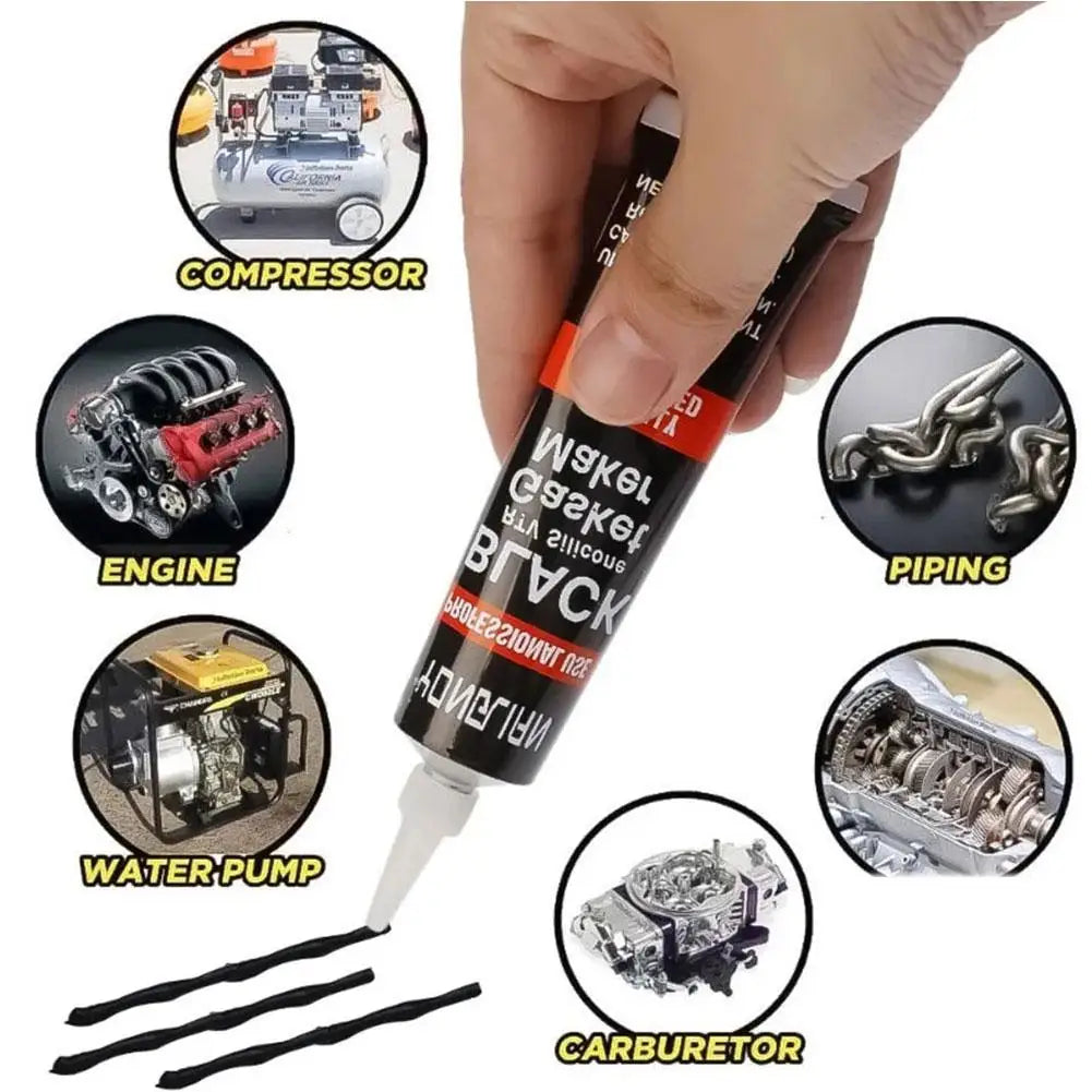Black RTV Silicone Gasket Maker | High-Temp Engine Sealant