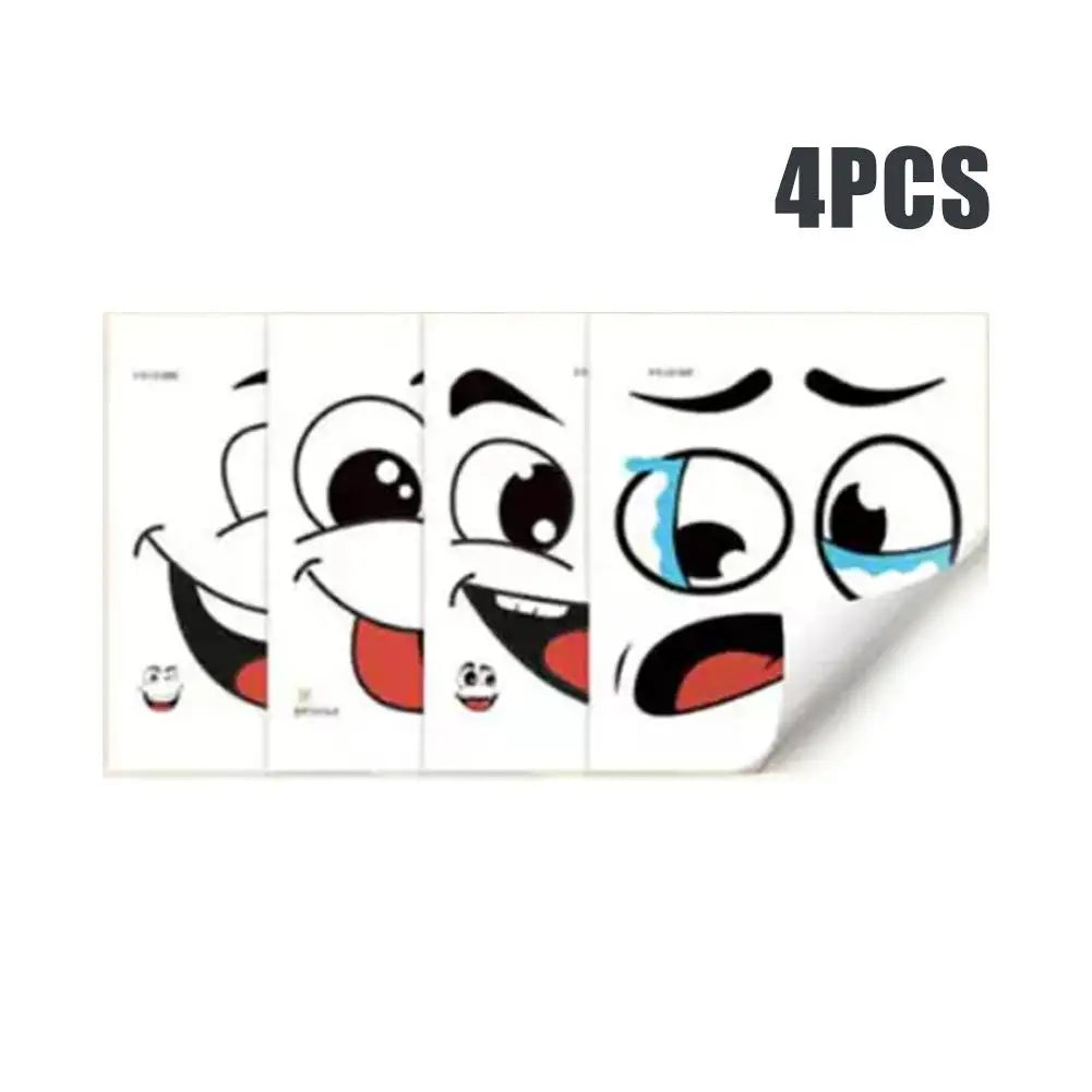 Cartoon Recycling Stickers – Waterproof PVC Trash Can Decals