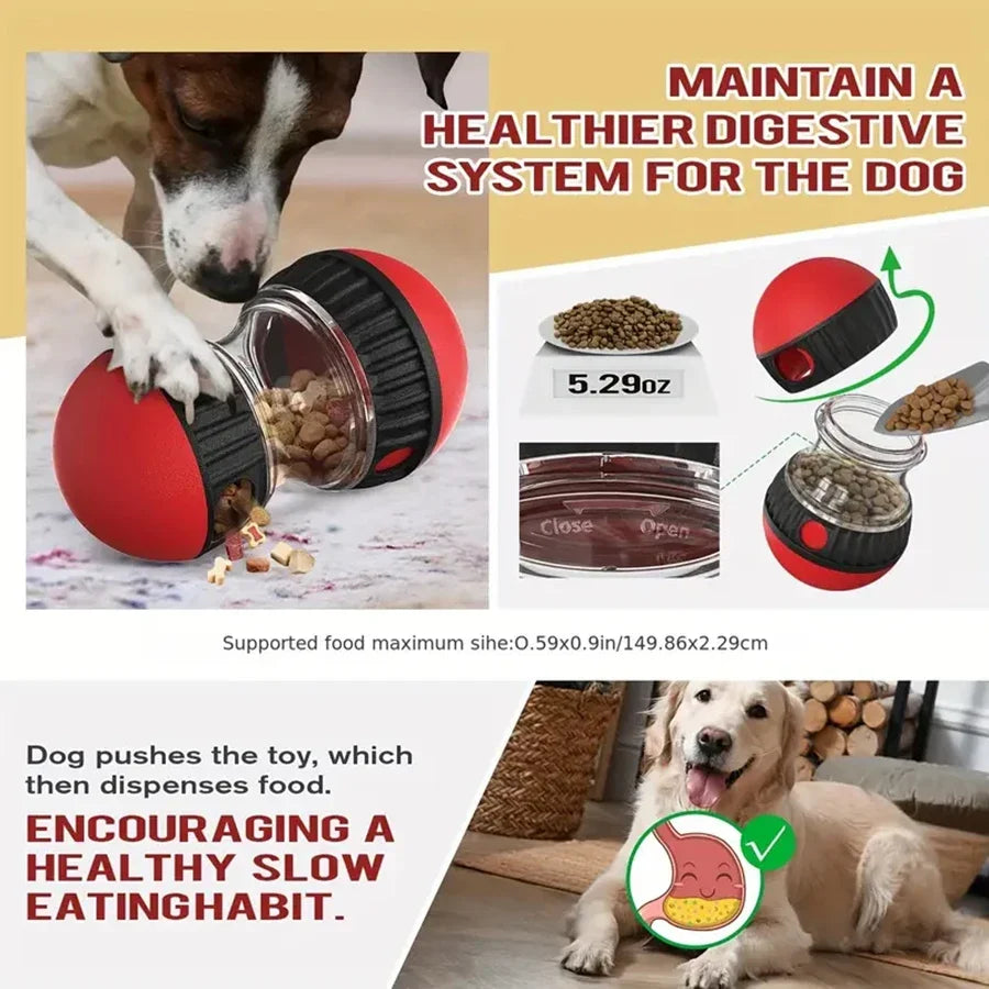 Interactive Dog Snack Dispenser & Slow Feeder Toy – All Breeds